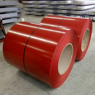 Çatı Sayfası İçin Boyalı Galvanizli Renkli Kaplamalı PPGI Çelik Rulo SGCC