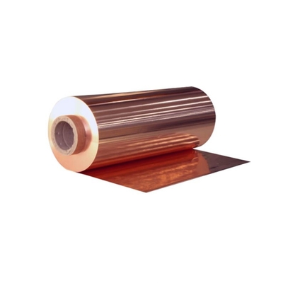 0.01mm - 1mm Thickness Copper Foil Sheet Roll 99.99% Pure Copper