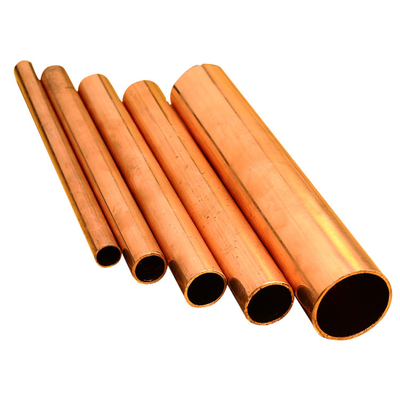 ASTM C11000 Copper Pipe Tube Straight Type For Refrigerator