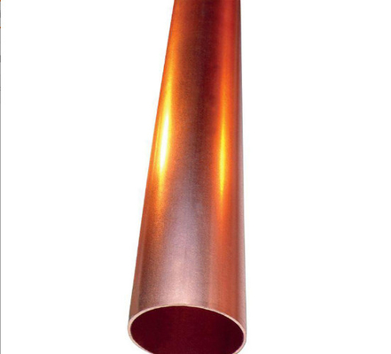 ASTM C11000 Straight Copper Pipe mill polished bright Surface for Air Conditioner