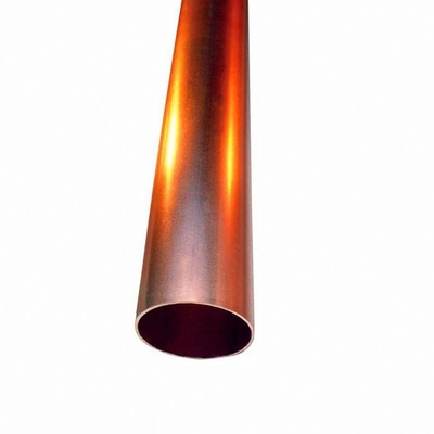 99.99% Cu c12200 copper tube Bright Straight Copper Pipes For AC